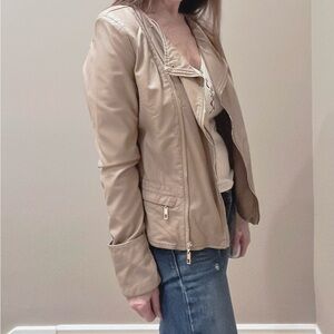 Vegan Leather Moto Jacket